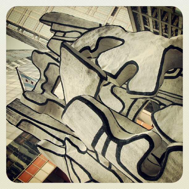 Monument with Standing Beast (Snoopy in a blender)