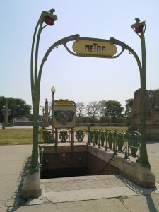 Van Buren Street Metra Station Entrance