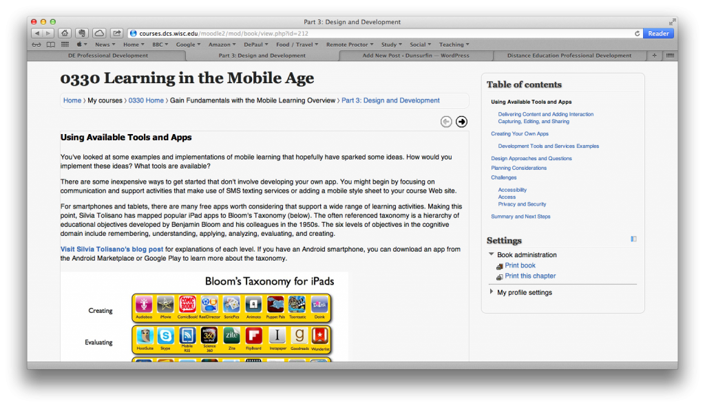 Part 3: Design and Development