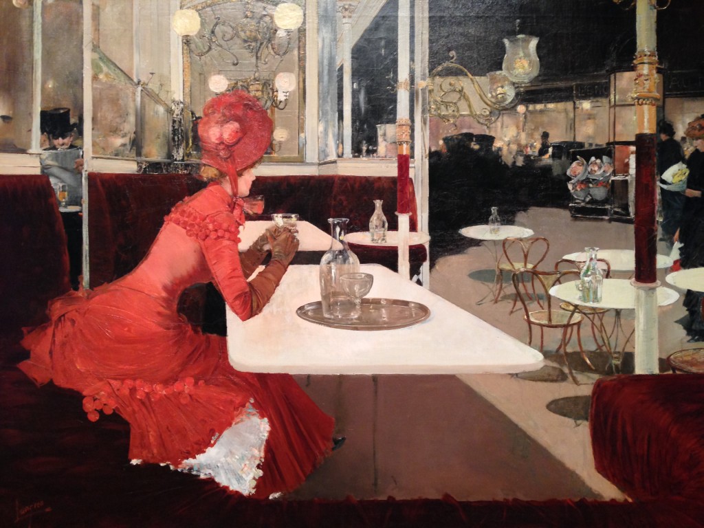 The Cafe - Fernand Lungren (1859 - 1932)