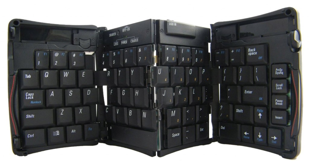 Geyes Bluetooth 3.0 Triple Folding Wireless Keyboard